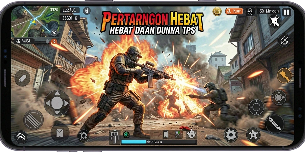 Screenshot gameplay action-packed di 33ZK.