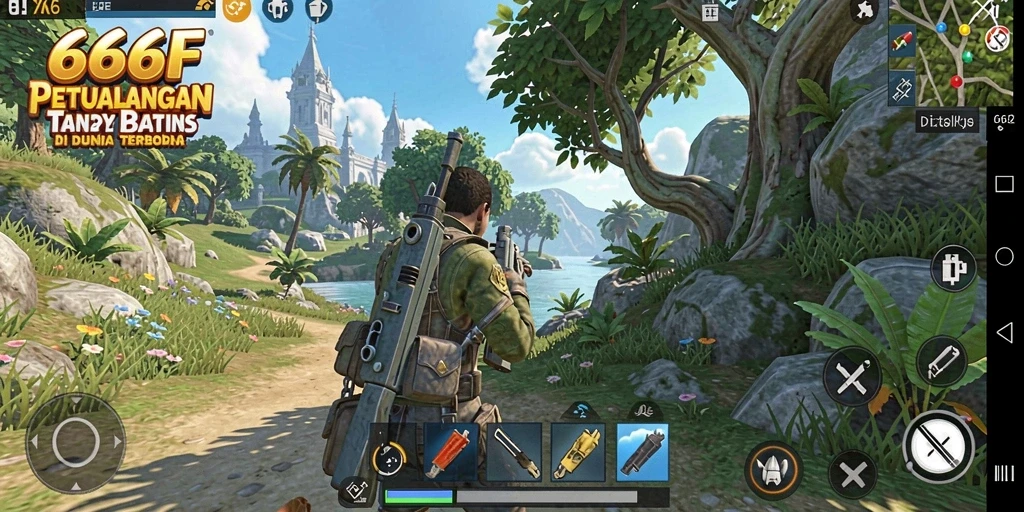 Tampak menakjubkan dari gameplay Open World di 666F.
