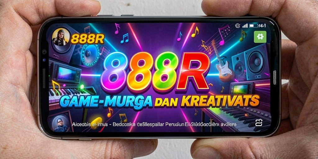 Screenshot gameplay 888R yang menunjukkan serunya bermain musik.