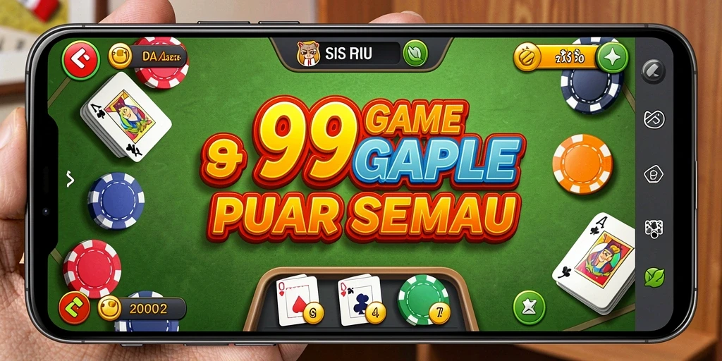Tangkapan layar gameplay Gaple yang seru dan interaktif di 99SL.
