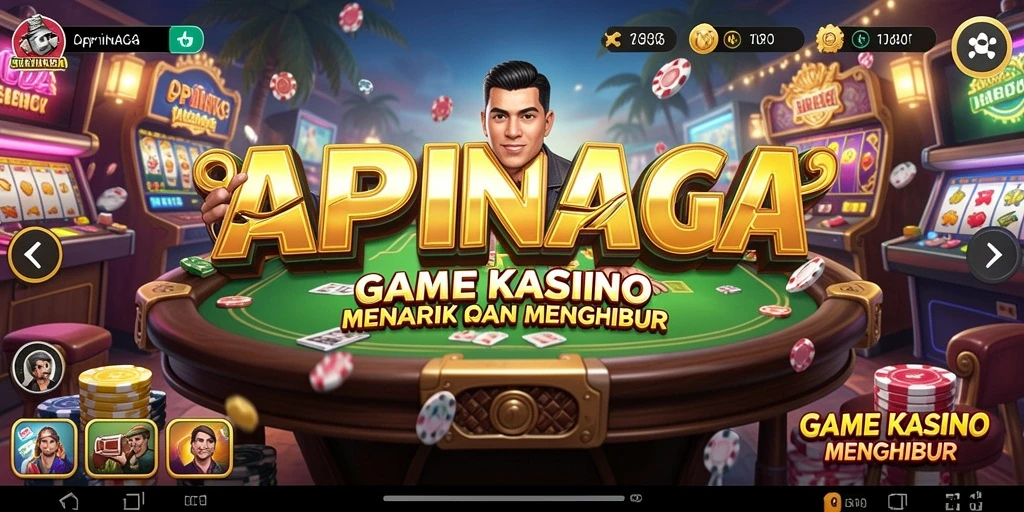 Tampilan gameplay menarik dari game Kasino APINAGA.