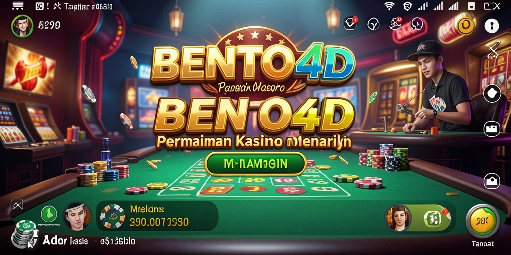 Screenshot BENTO4D menampilkan gameplay kasino yang menarik dan menyenangkan.