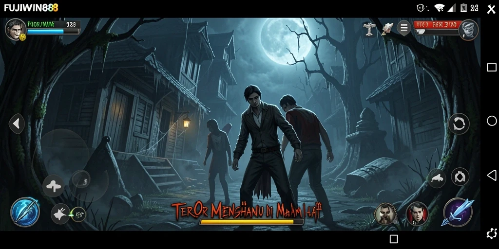 Screenshot gameplay horror yang menakutkan di FUJIWIN88.