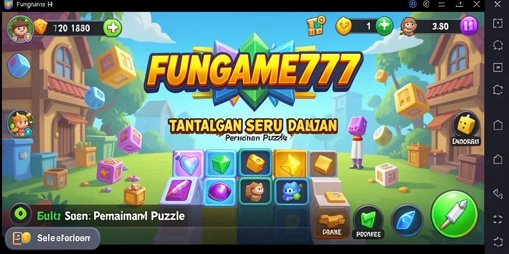 Tampilan gameplay menantang dalam FUNGAME777 yang membuat ketagihan.