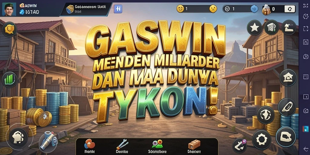 Tampilan gameplay GASWIN yang menarik dan interaktif.
