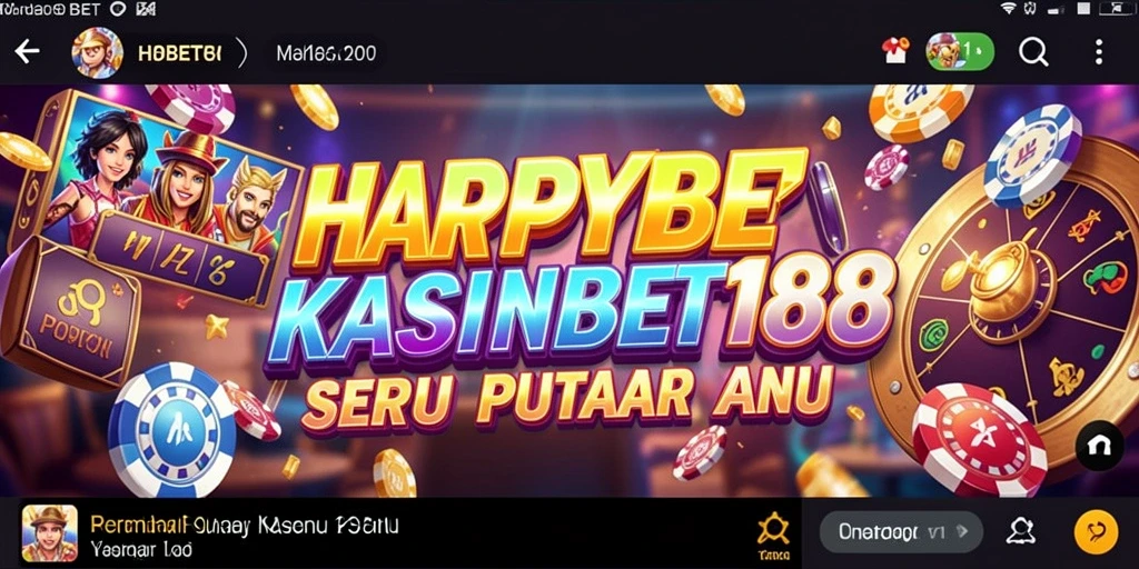 Tampilan utama gameplay seru dari HAPPYBET188 yang memukau.