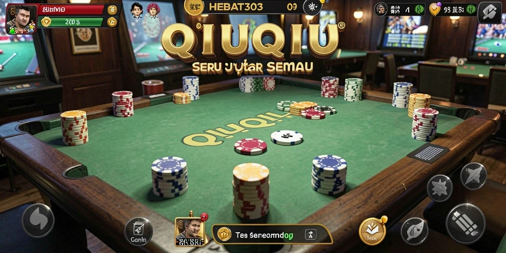 Tampilan gameplay seru HEBAT303 dalam bermain QiuQiu.