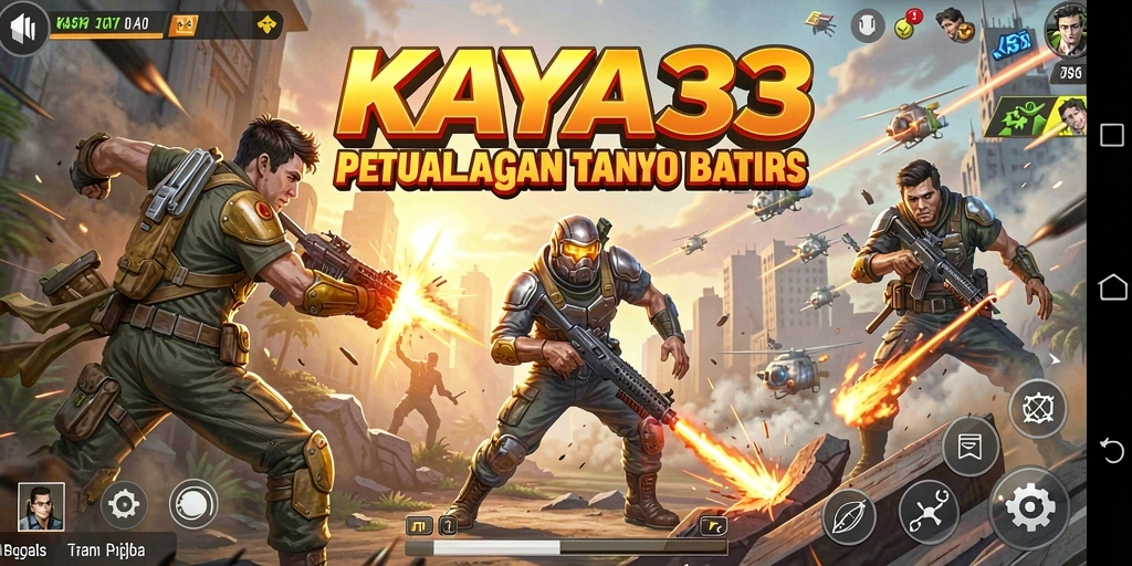 Tampilan gameplay KAYA33 dengan aksi menegangkan dan grafis yang memukau.