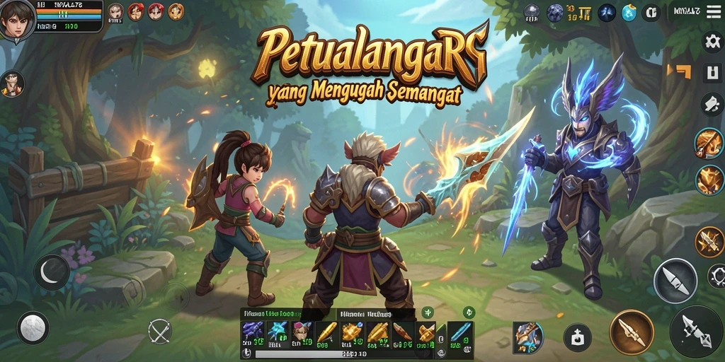 Tampilan mendalam gameplay RPG MENYALA78 dengan petualangan seru.