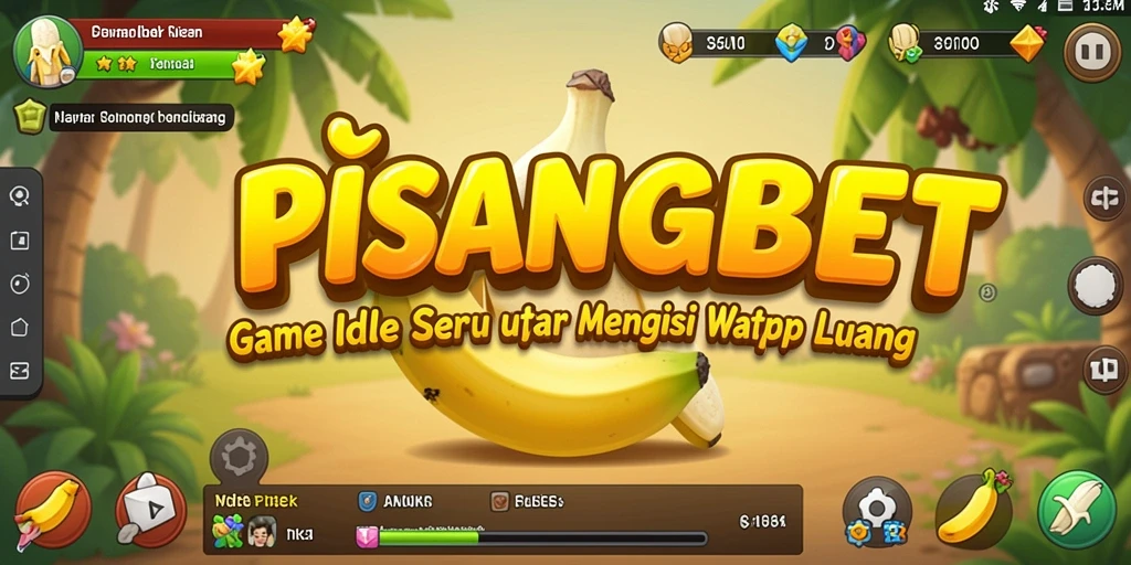 Tampilan gameplay seru dan penuh warna dari PISANGBET.
