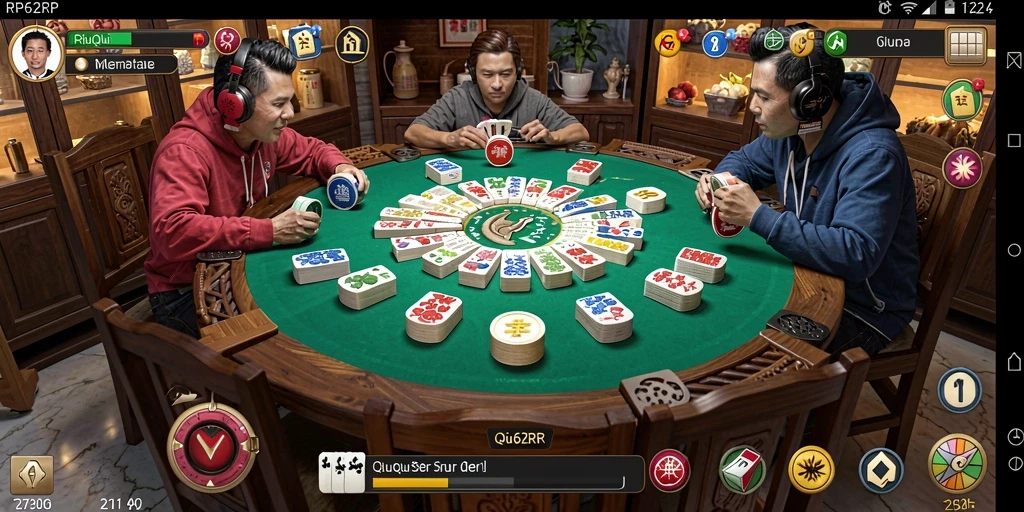 Tampilan gameplay QiuQiu yang menarik dan interaktif.