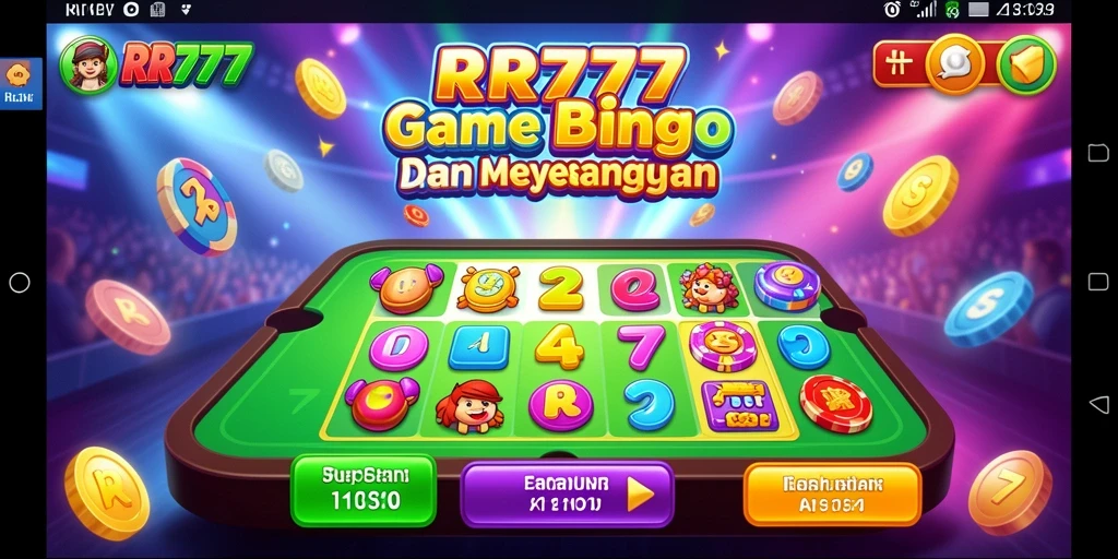Tampilan menarik gameplay Bingo di RR777 dengan interaksi seru.