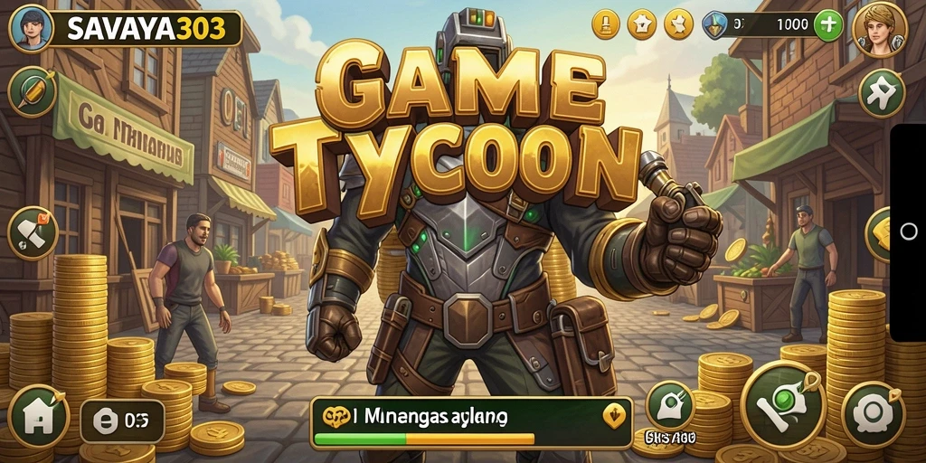 Gameplay menarik dari SAVAYA303 yang menggambarkan manajemen bisnis Tycoon.