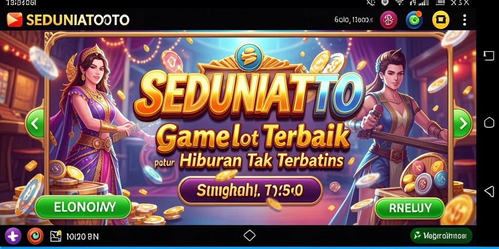 Screenshot gameplay menunjukkan putaran yang menarik di SEDUNIATOTO.