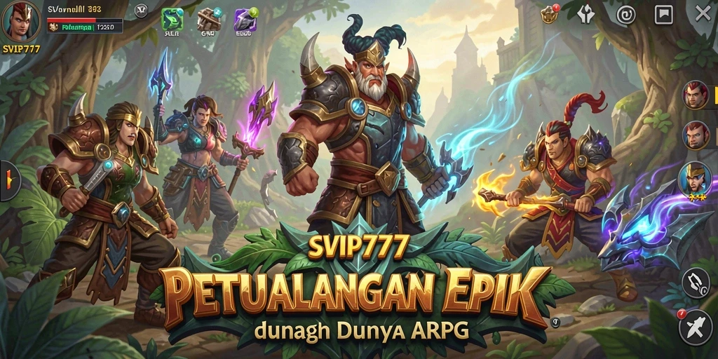 Tampilan seru dari pertarungan epik dalam SVIP777.