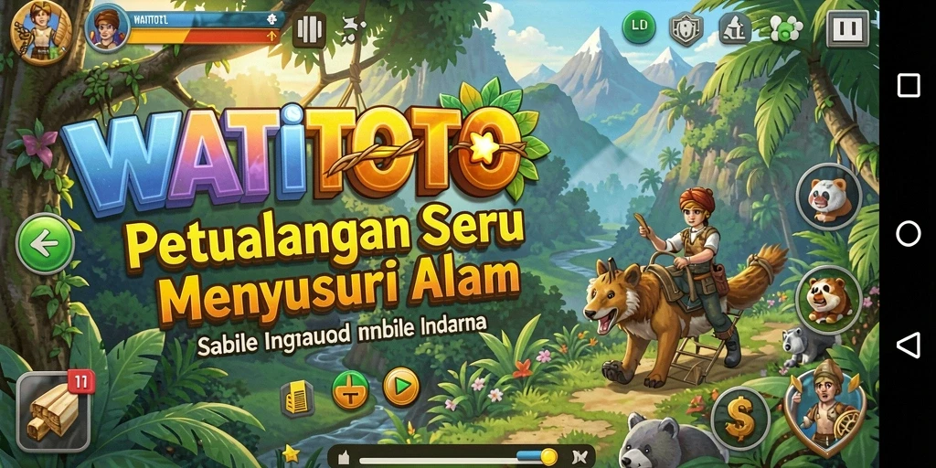 Screenshot menampilkan serunya gameplay petualangan WATITOTO.