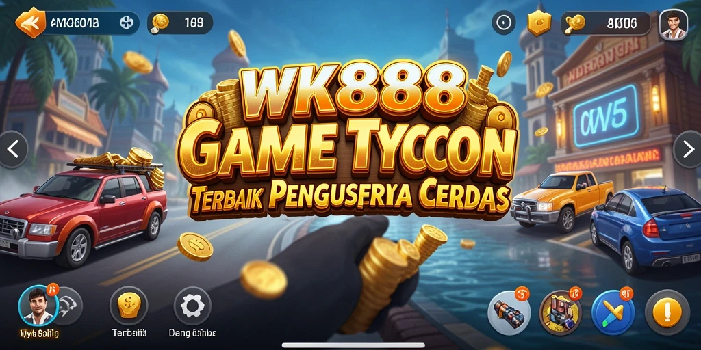 Screenshot gameplay WK888 menampilkan elemen Tycoon yang mendebarkan.