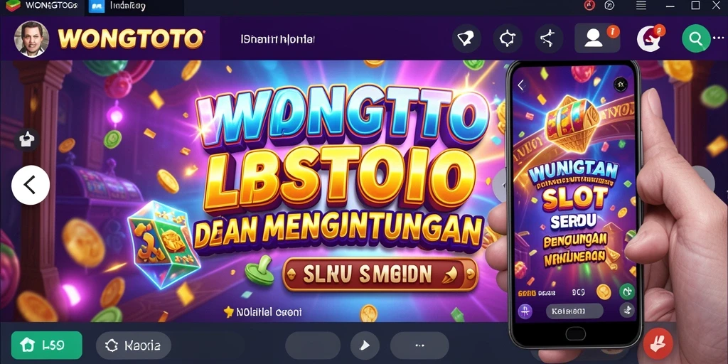 Tampilan gameplay seru di WONGTOTO dengan hadiah menggiurkan.